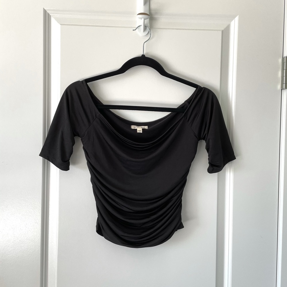 NEW SILENCE & NOISE / RUCHED CROP TOP